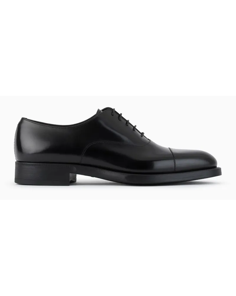 Giorgio Armani Oxford-leder mit Farbverlauf Schwarz