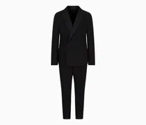 Zweireihiger Smoking Upton-Linie aus Wollkrepp