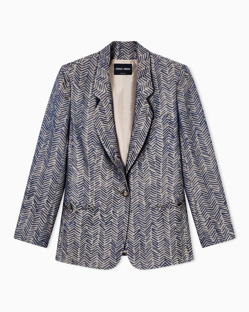 Giorgio Armani Formelle Sakkos Blau