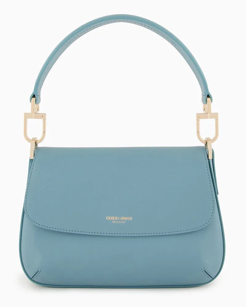 Giorgio Armani Kleine la Prima Soft aus Nappa Hellblau