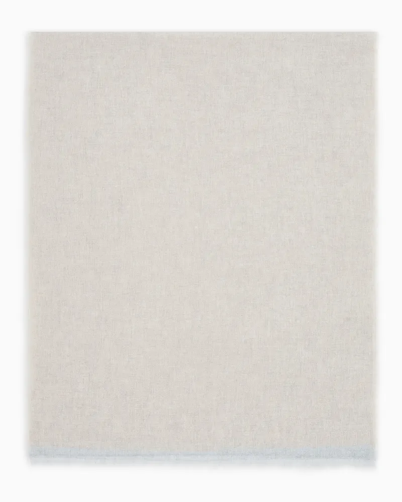 Giorgio Armani Schal aus Kaschmir Beige
