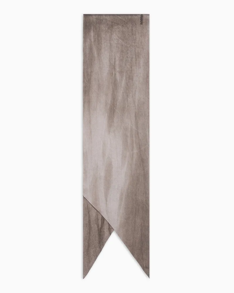 Giorgio Armani Schal aus Satin Beige