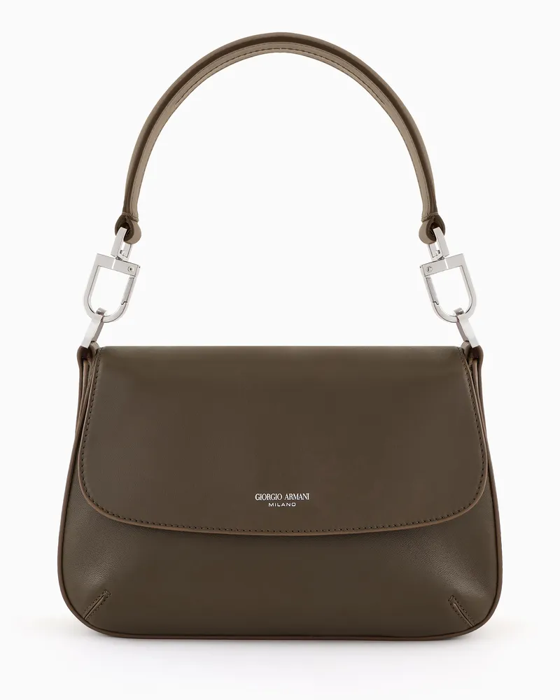 Giorgio Armani Kleine Handtasche la Prima Soft aus Nappaleder Grün