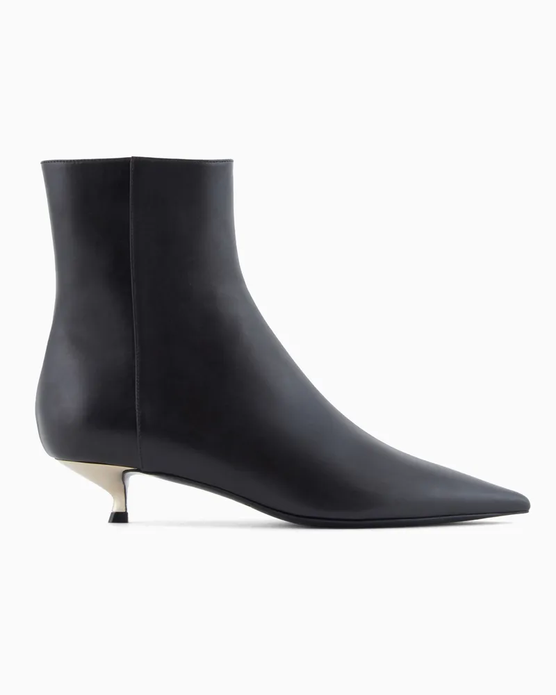 Giorgio Armani Stiefeletten aus Kalbsleder Braun