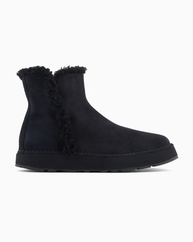 Giorgio Armani Bergschuhe Schwarz