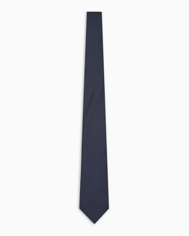 Giorgio Armani Krawatte aus reiner Seid Blau