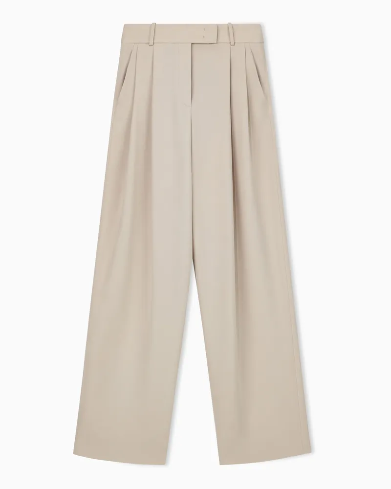 Giorgio Armani Formelle Hose Beige