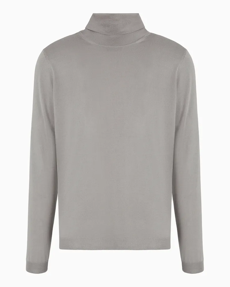Giorgio Armani Rollkragenpullover aus Kaschmir Grau