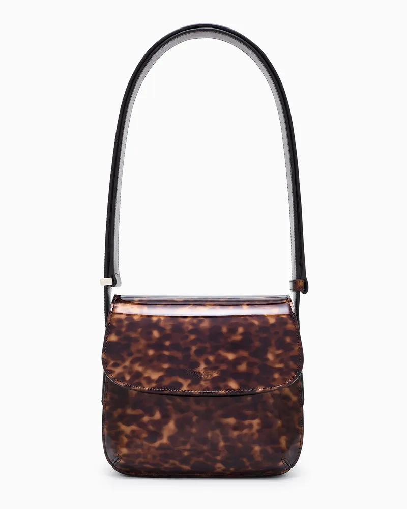 Giorgio Armani la Prima aus Schildpatt-Lack Braun