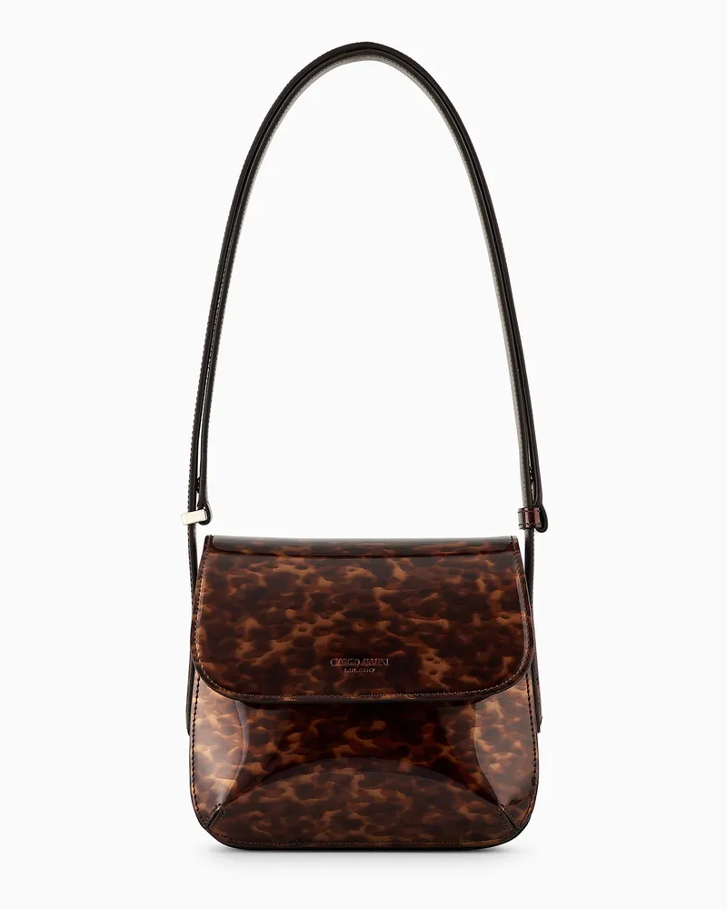Giorgio Armani la Prima aus Schildpatt-Lack Braun