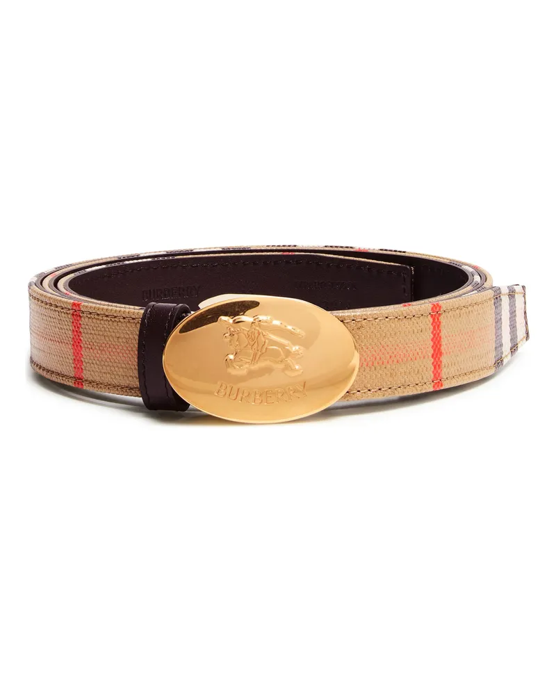 Burberry Gürtel Check Beige