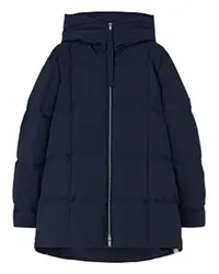 Jil Sander Gesteppte Daunenjacke Blue