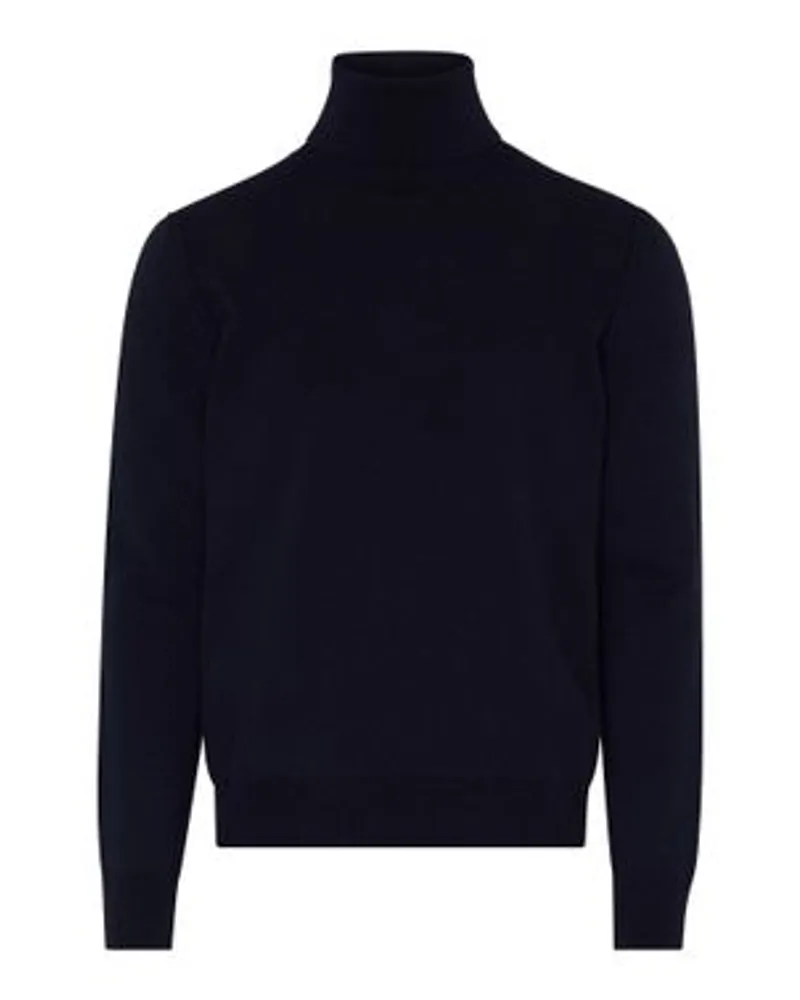 Maison Margiela Kaschmir Pullover mit Rollkragen Blue