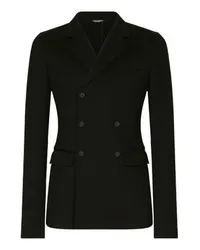 Dolce & Gabbana Zweireihige Jacke Black