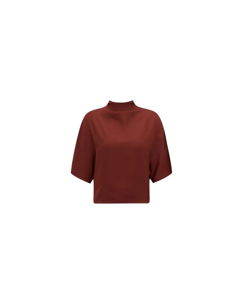 Diane von Furstenberg Top Olympia Burgundy