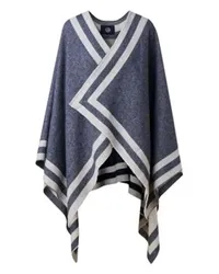 FUSALP Poncho Jacquard Blue