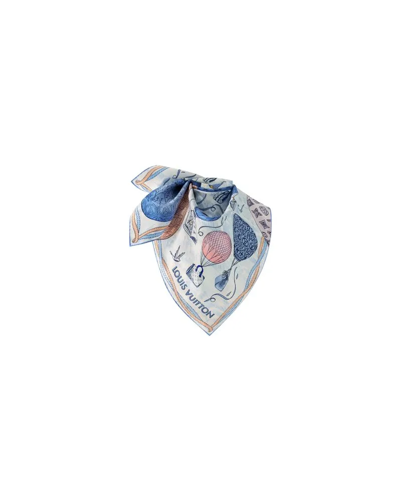 Louis Vuitton Up And Away Carré 90 Blue