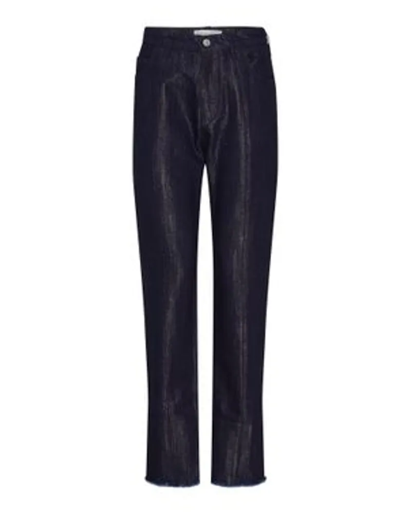 Victoria Beckham Tapered Jeans mit hohem Bund und verkürztem Bein Blue
