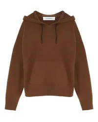 Yves Salomon Kapuzenpullover Brown