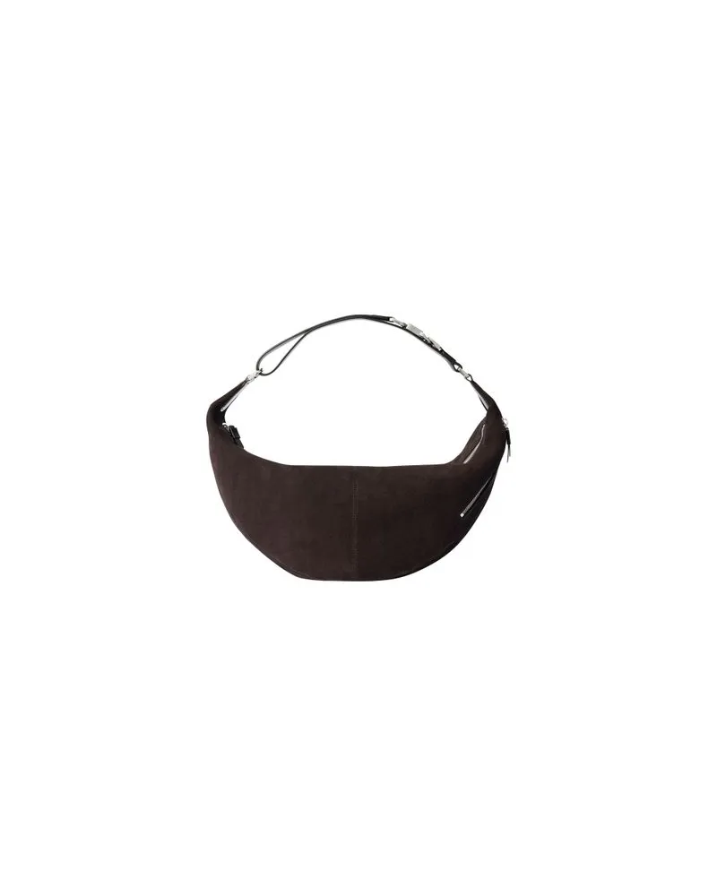 Christophe Lemaire Tasche Quiver Clip Brown
