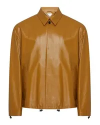 Bottega Veneta Lederjacke Brown