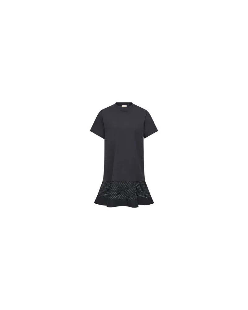Moncler T-Shirt-Kleid in Minilänge Blue