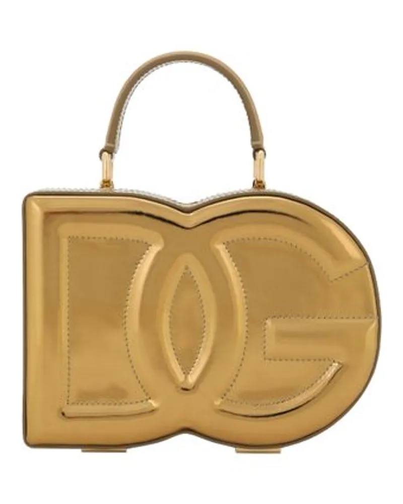 Dolce & Gabbana Umhängetasche DG Logo Box Bag Gold