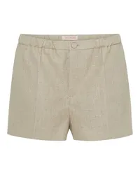 Valentino Garavani Bermudas aus Leinen Beige