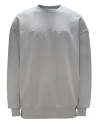 J.W.Anderson Sweatshirt mit Farbverlauf und Logo-Stickerei Grey