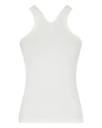 Courrèges Ripp-Tanktop Criss Cross White