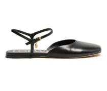Ballerinas Toy aus Lammleder mit Knöchelriemen