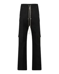 Rick Owens Gewebte Hose Cargobela Black