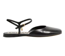 Ballerinas Toy aus Lammleder mit Knöchelriemen