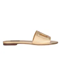 Dolce & Gabbana Slides Gold