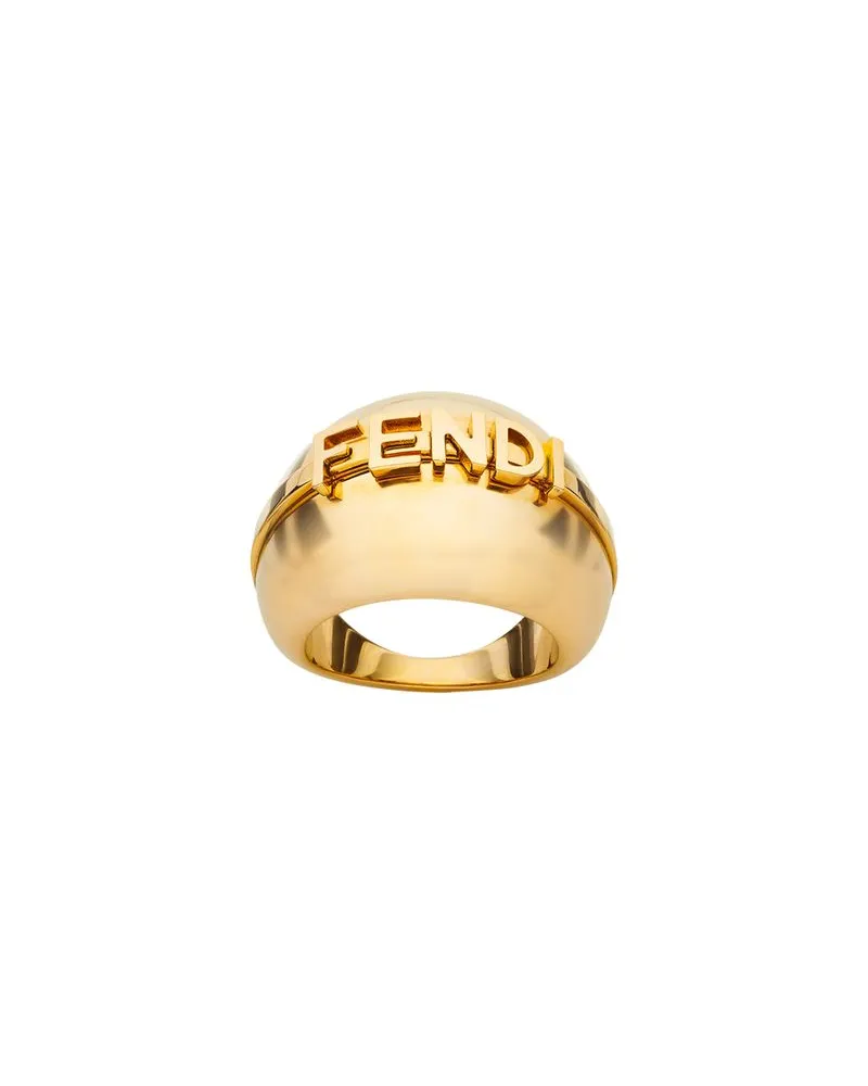 Fendi Ring Fendigraphy Gold