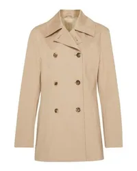 Totême Baumwollejacke mit strukturierter Taille Beige