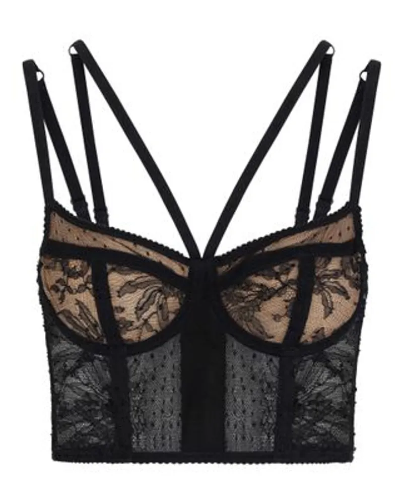 Dolce & Gabbana Dessous Bustier Black