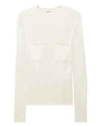 Filippa K Top mit Mesh-Taschen Off-white