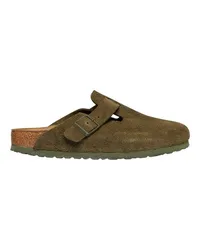 Birkenstock Leder-Mules Boston Green