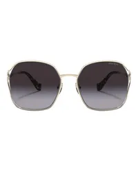 Miu Miu Irregular-Sonnenbrille MU 52WS Gold