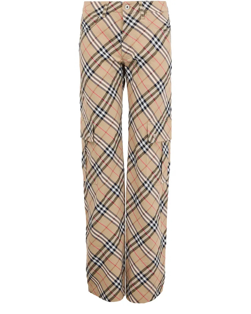 Burberry Baumwollhose Check 