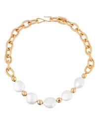 Sylvia Toledano Halskette Oval&Chain Gold