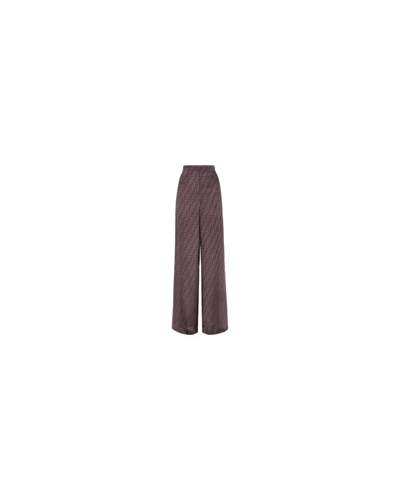 Fendi Hose mit weitem Bein Purple