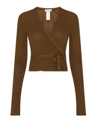 Christophe Lemaire Wickel-Cardigan Brown