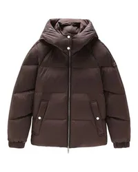 Woolrich Daunenjacke Alsea mit abnehmbarer Kapuze Brown