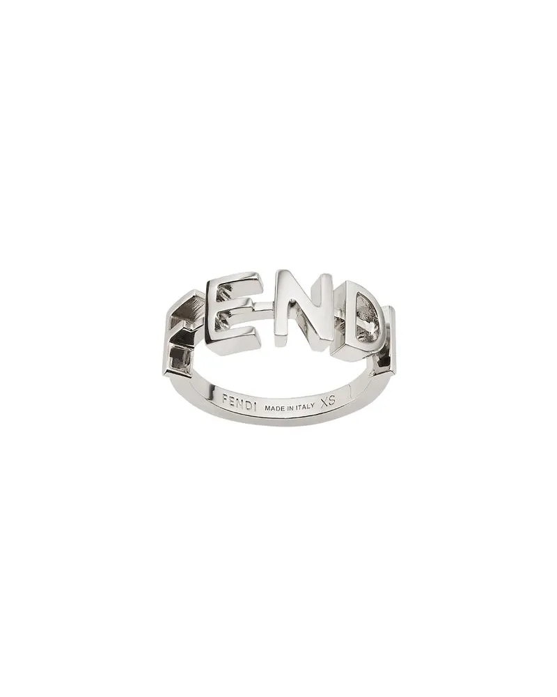 Fendi Ring Fendigraphy Silver