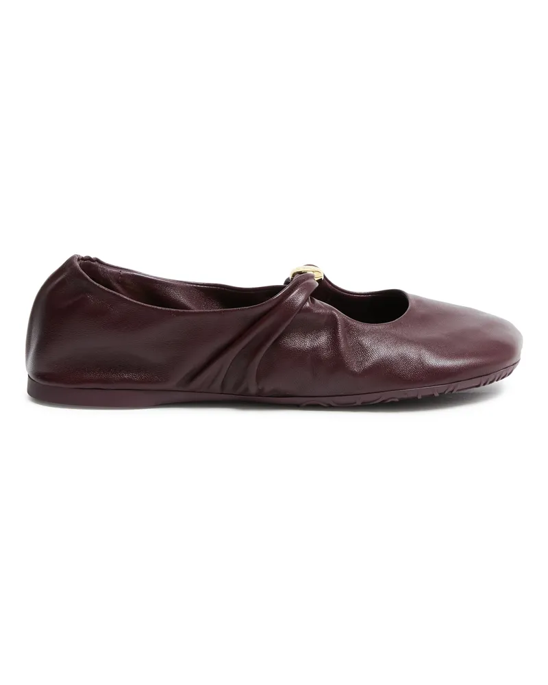 Loewe Ballerinas Pebble aus weichem Lammnappa 