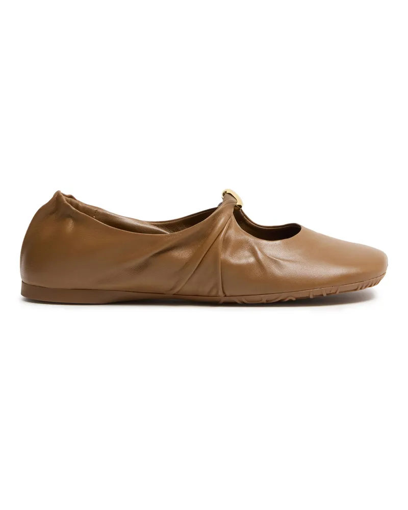 Loewe Ballerinas Pebble aus weichem Lammnappa 