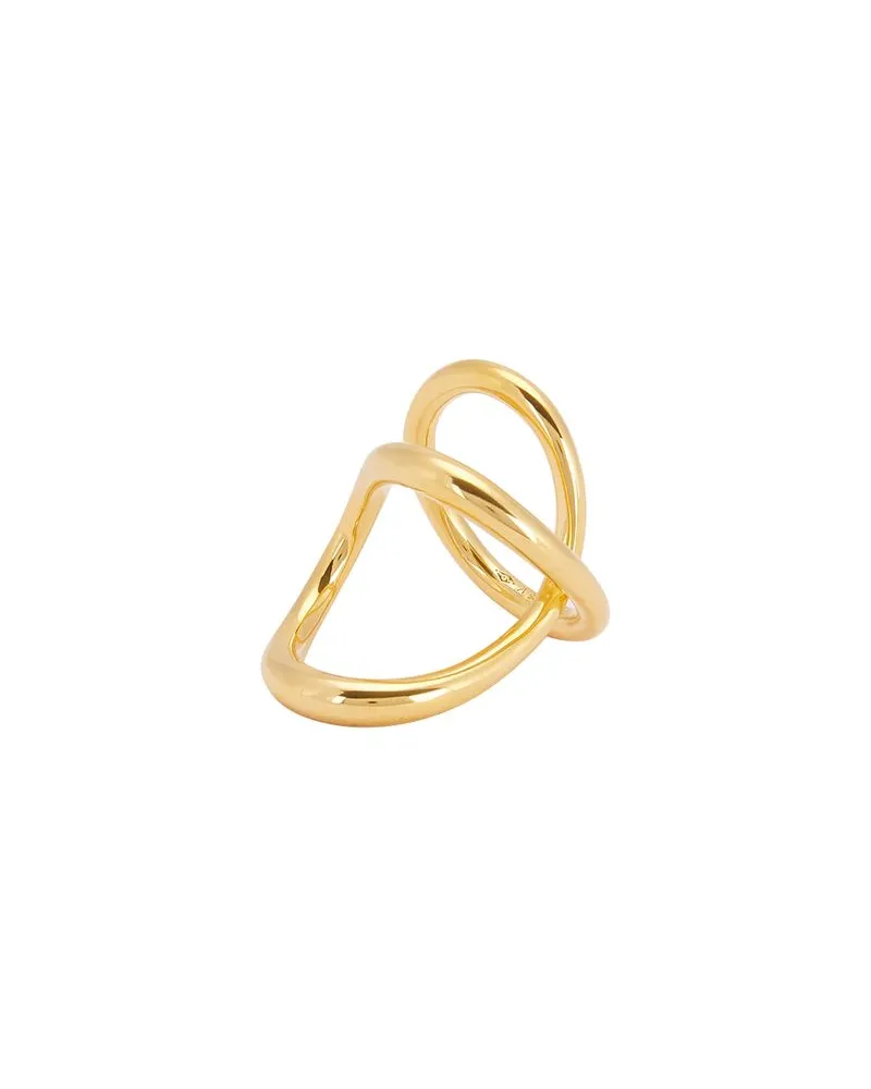 Charlotte Chesnais Ring Ribbon Yellow