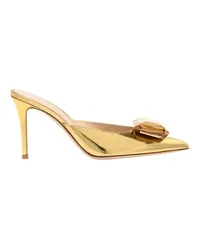 Gianvito Rossi Absatz-Mules Jaipur 85 Gold